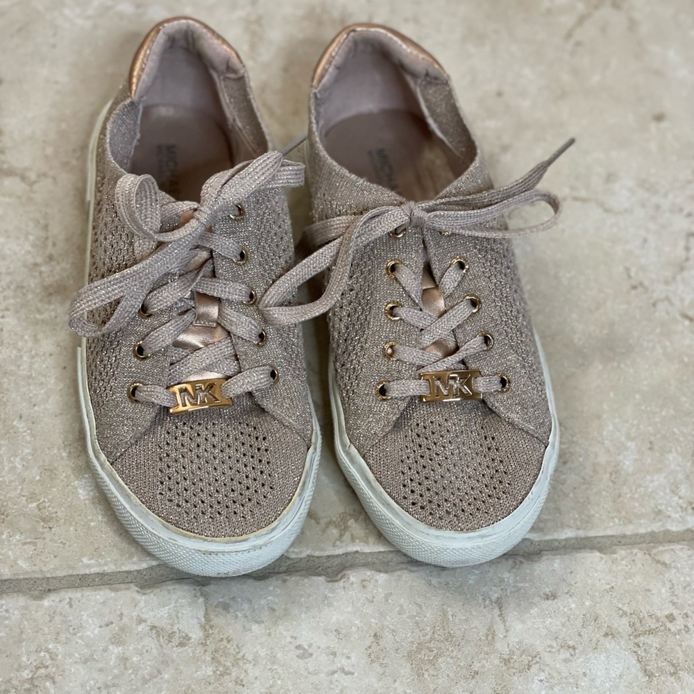 Michael Kors girls lace up sneakers